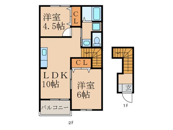 アプロ－ズ参番館の物件間取画像